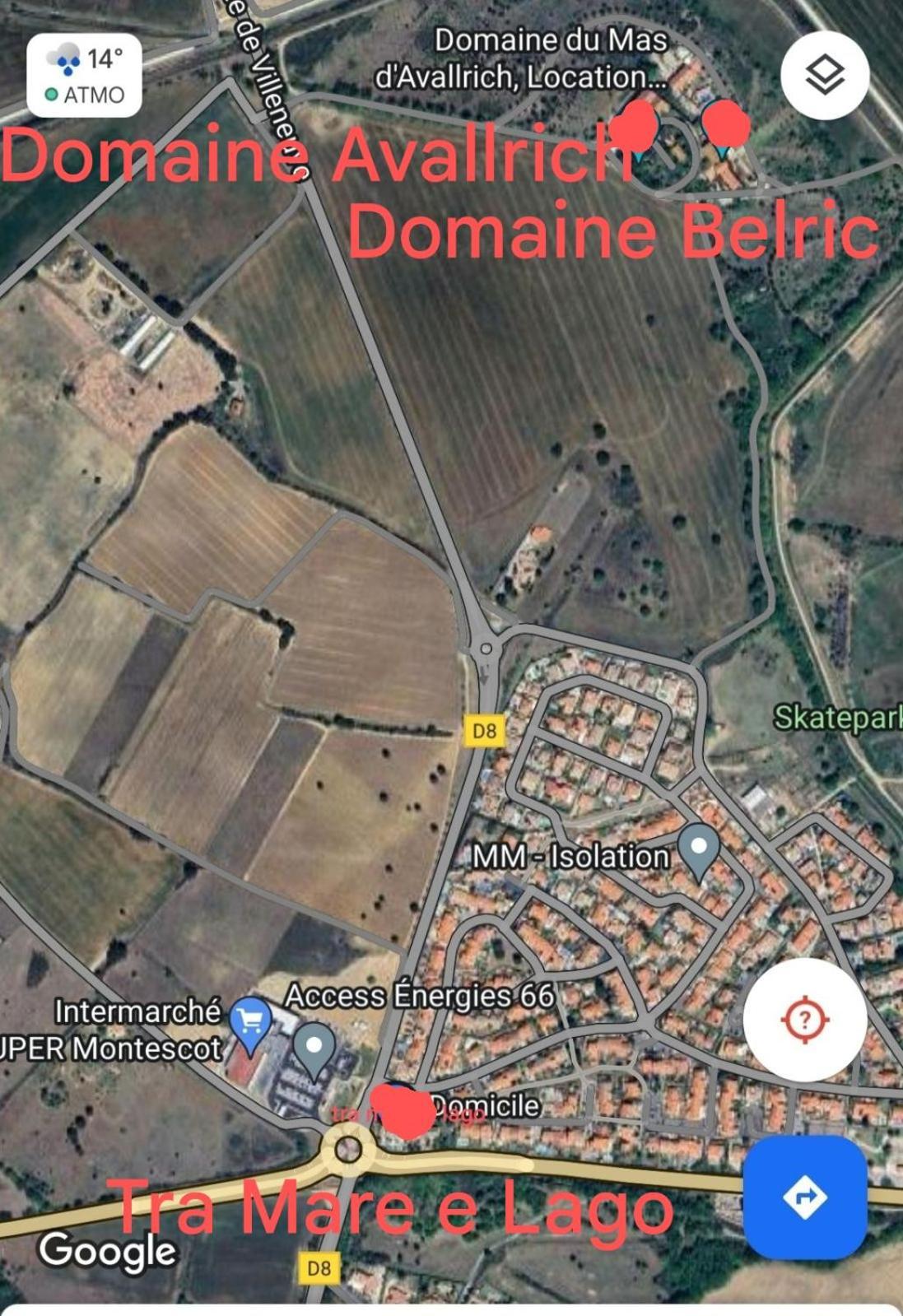 Tra Mare E Lago Montescot Екстер'єр фото